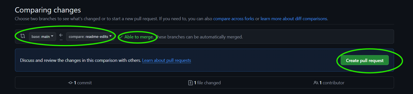 Open a Pull Request